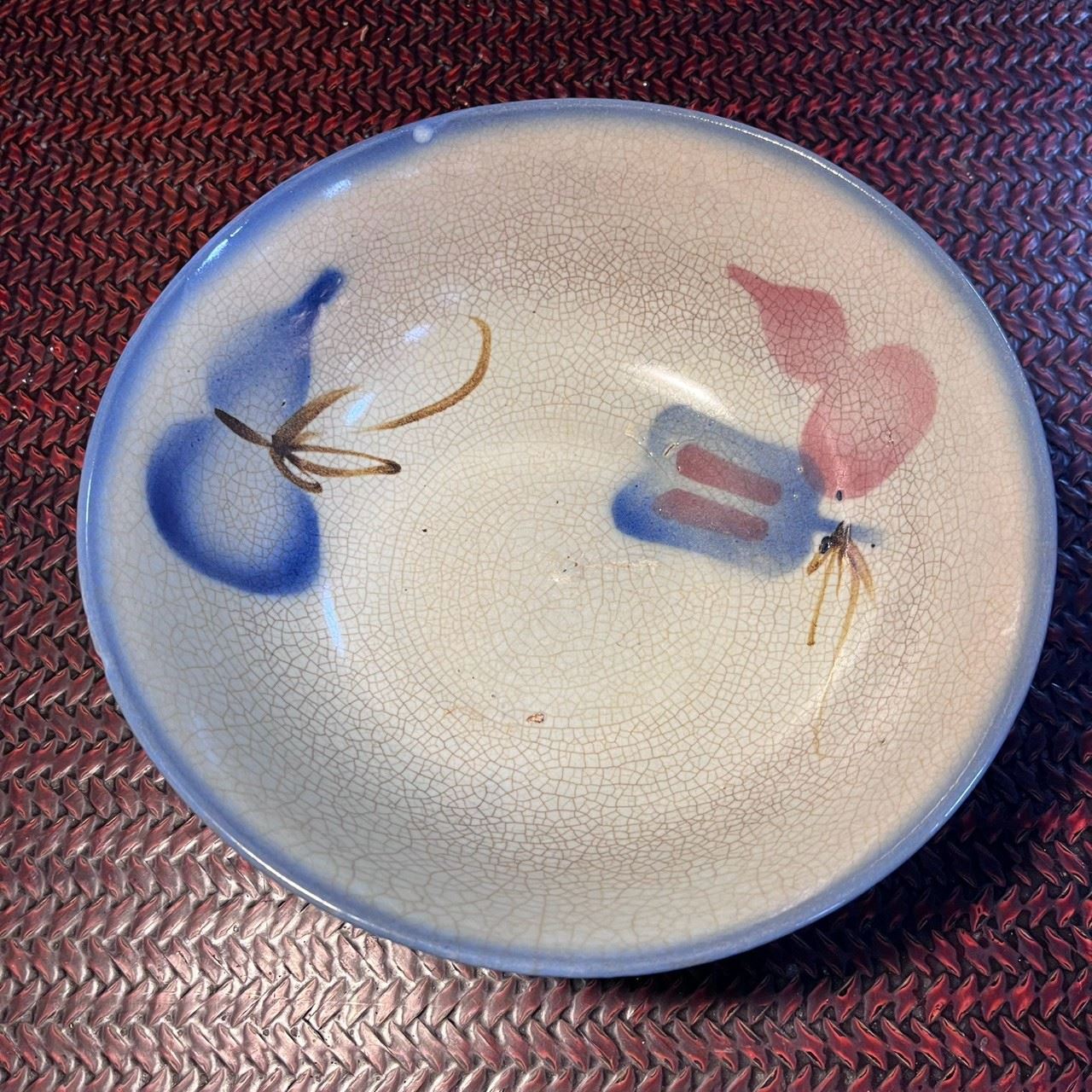 Antique Japanese crackle glaze bowls 日本老件開片釉碗